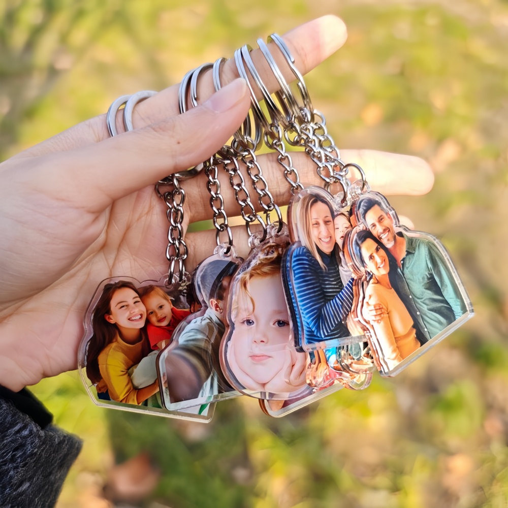 Pet Supplies Outlet - Personalisierte Acryl-Schlüsselanhänger mit individuellem Foto, Ausgeschnittene