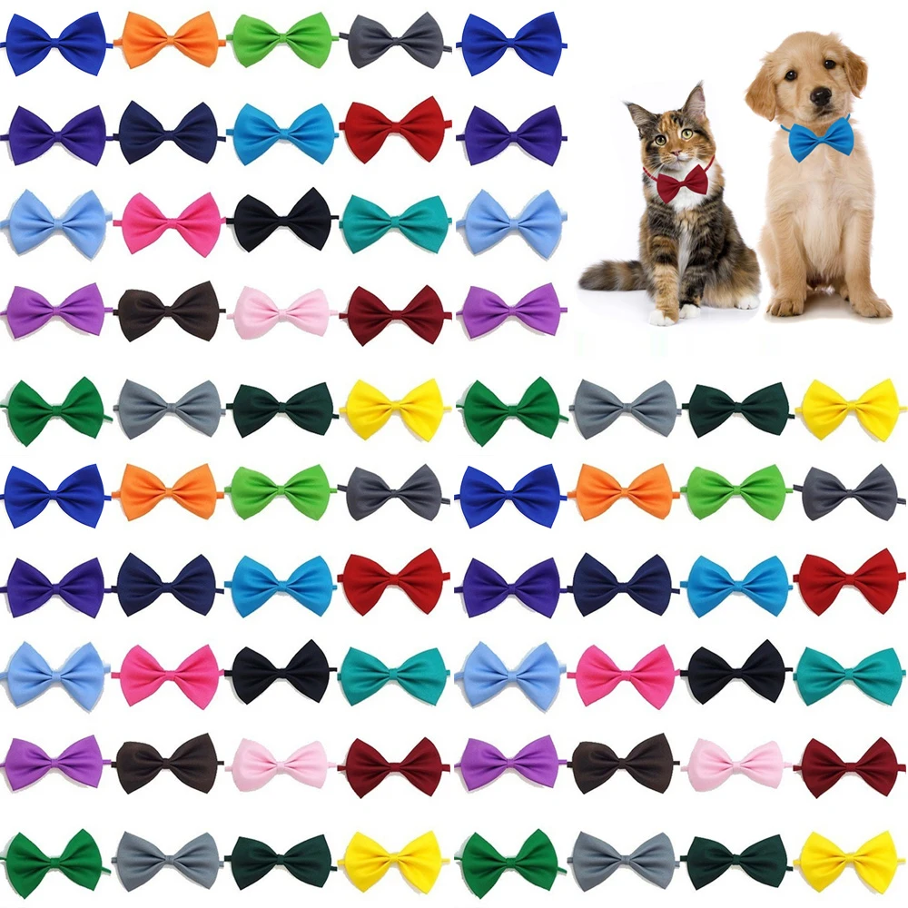 Pet Supplies Wholesale - 50/100 stücke Hund Bögen Mix Farben