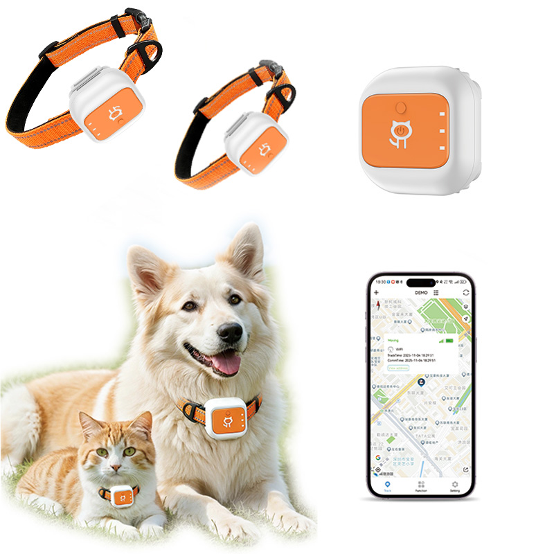 Pet Gps Tracker Collar - Haustier-GPS-Tracker-Halsband, verstellbar, langlebige Batterie, intelligenter globaler