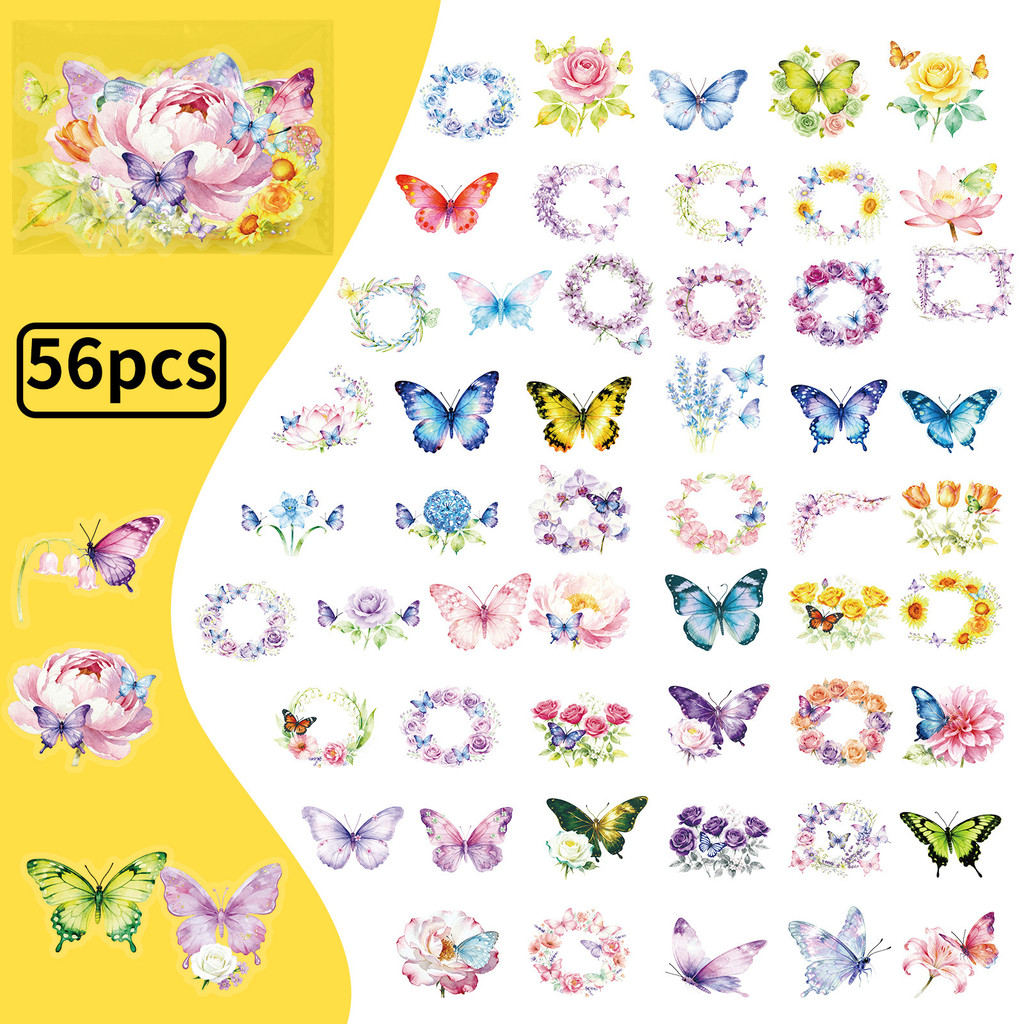 Pet Supplies In Store - 56 Stück neue exquisite verträumte Schmetterlings-