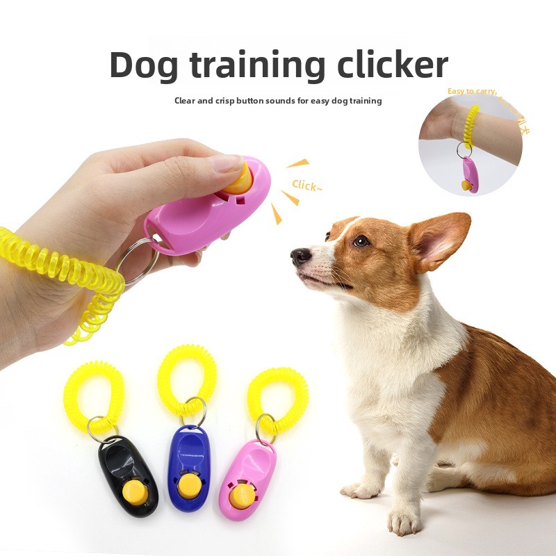 Training Clicker Dog - Hundetraining-Klicker, Haustier-Trainingsgerät, Fingerring-Typ Hundetraining-Klicker für Hunde