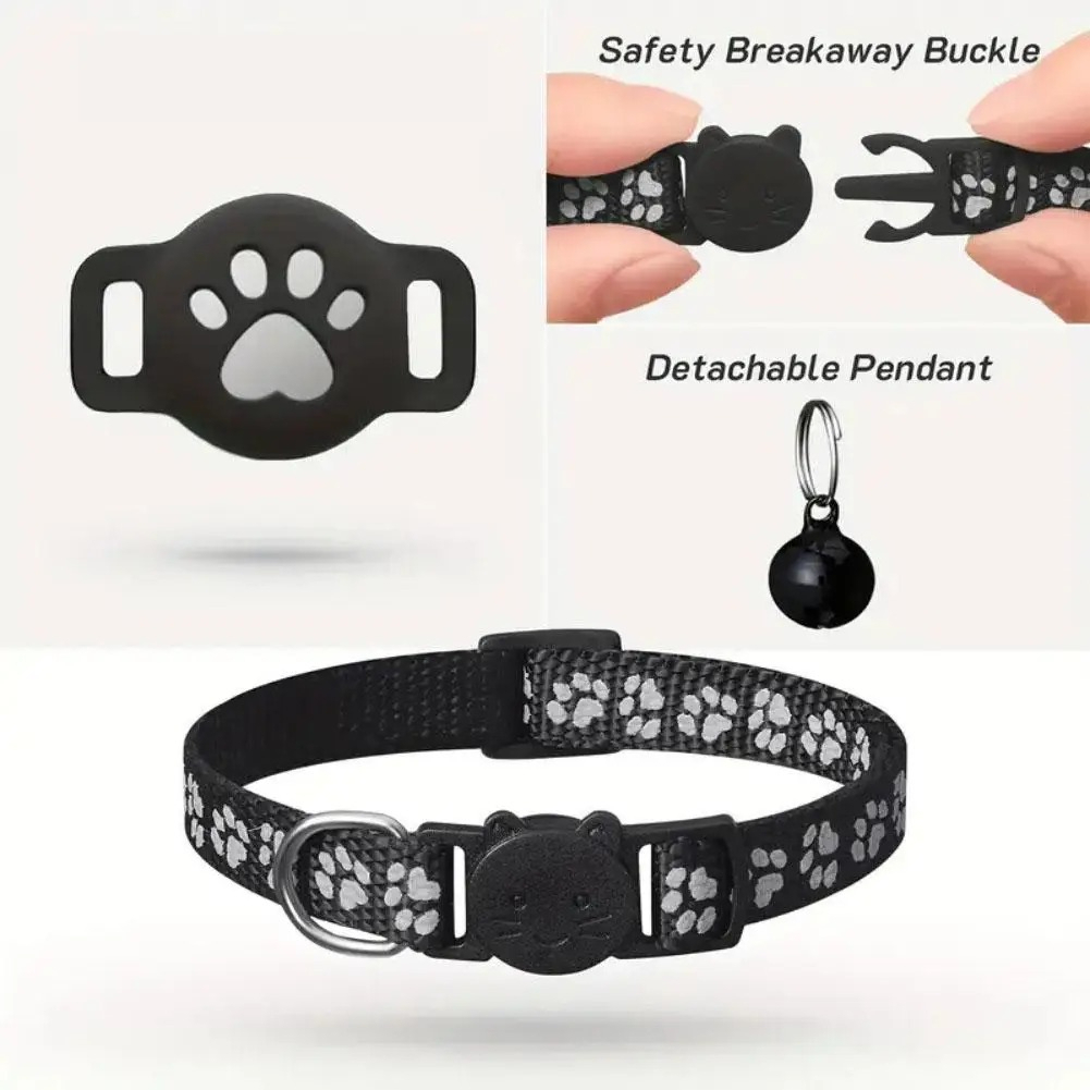 Pet Gps Tracker Collar - Wasserdichtes Reflektierendes Katzen-GPS-Tracker-Halsband Anti-Verlust Kätzchen Haustier-Ortungsgerät
