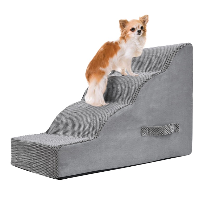 Pet Supplies In Store - Maßgefertigte Hunderampe, Sicherheitsrampe aus hochdichtem Schaumstoff,