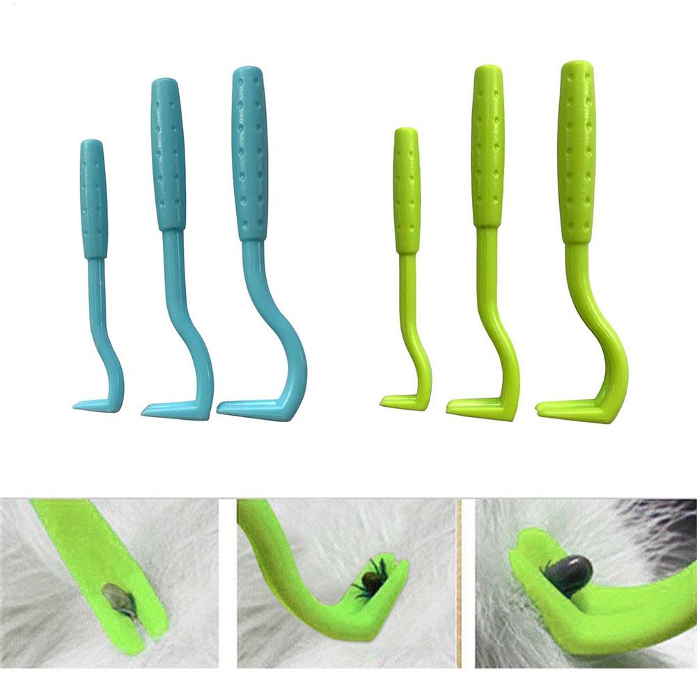 Pet Supplies Wholesale - 3-teiliges Zeckenentfernungs-Set: Pinzette, Haken und Klammer