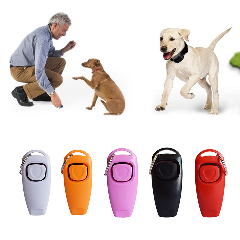 Training Clicker Dog - 2-in-1 Hunde-Clicker und Trainingspfeife: Hundetrainer-Hilfsmittel mit