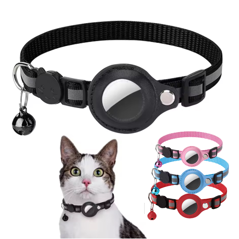 Pet Gps Tracker Collar - Haustierprodukte: Anti-Verlust Katzenhalsband für Airtag Tracker