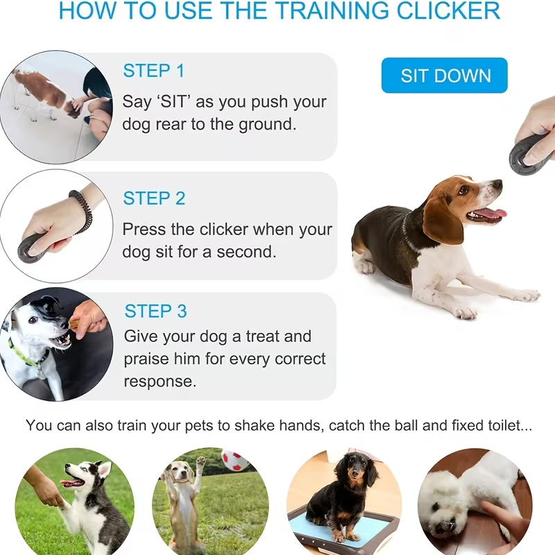 2-in-1 Hundetraining-Klicker a – Training Clicker Dog Bewertung und Preis