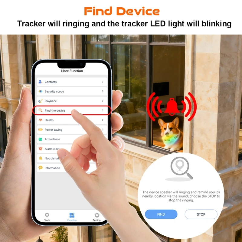 GPS-Haustier-Tracker mit bunte – Pet Gps Tracker Collar Bewertung und Preis