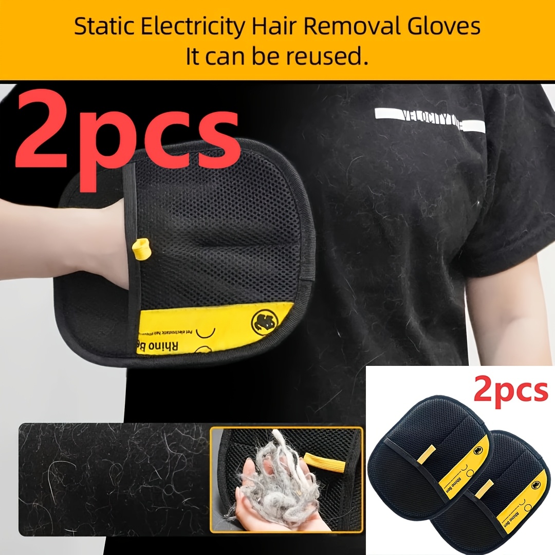 2-teilige Tierhaarentfernungsh – Pet Grooming Glove Bewertung und Preis