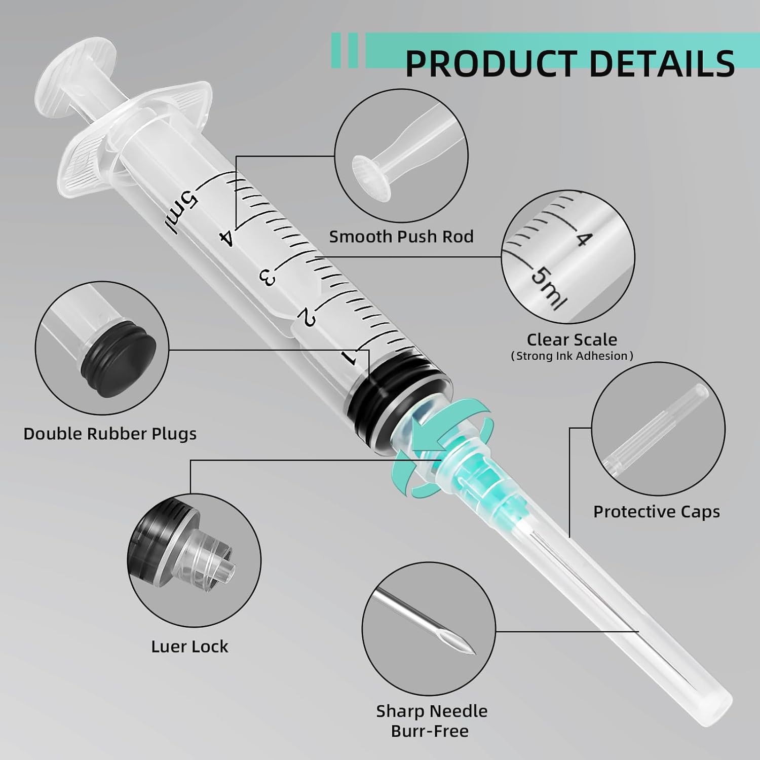 5ml Luer-Lock-Spritze, geeigne – Pet Supplies Outlet Bewertung und Preis