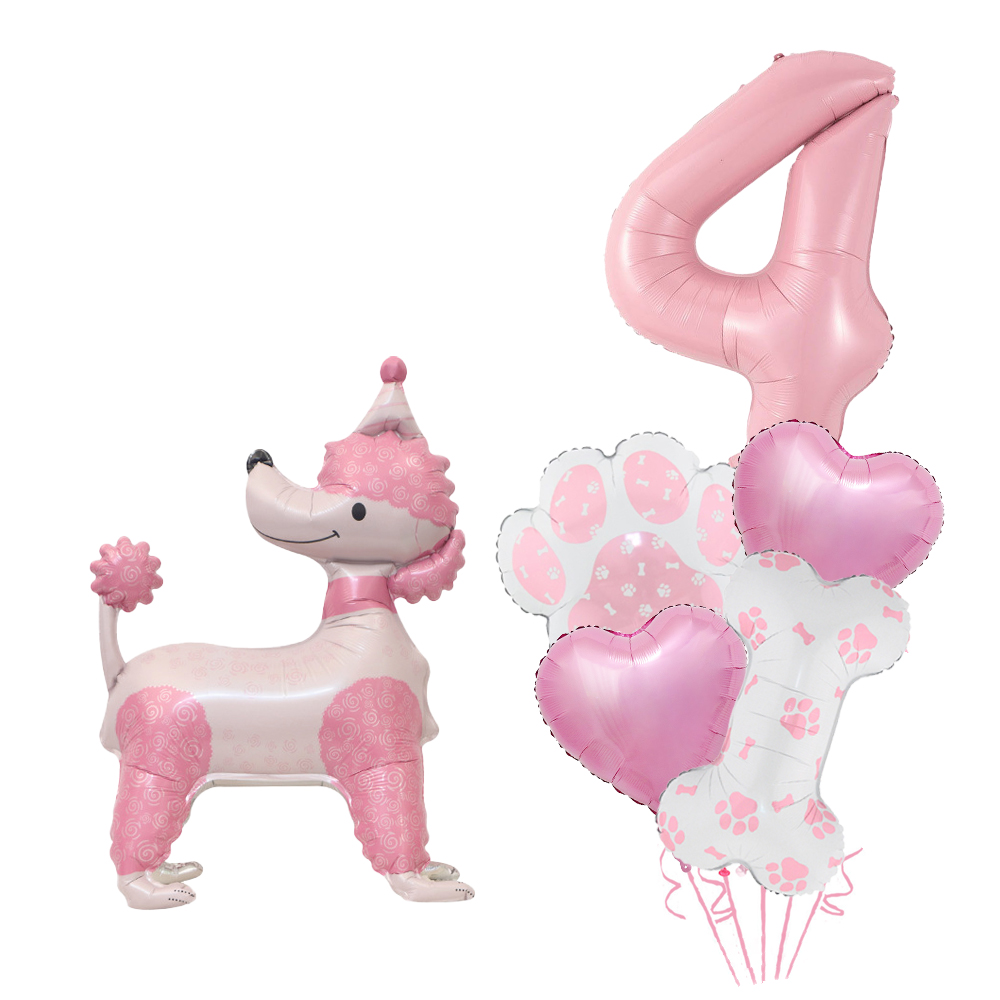 Rosa Pudel-Hunde- und Zahlenba – Pet Supplies Outlet Bewertung und Preis