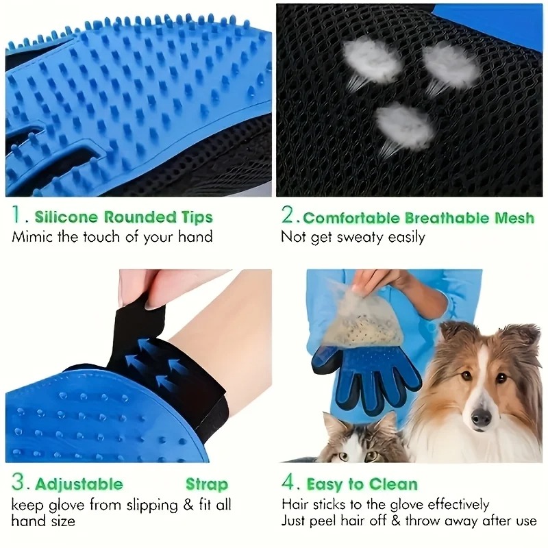 Tierhaar-Handschuhkamm für Hun – Pet Grooming Glove Bewertung und Preis
